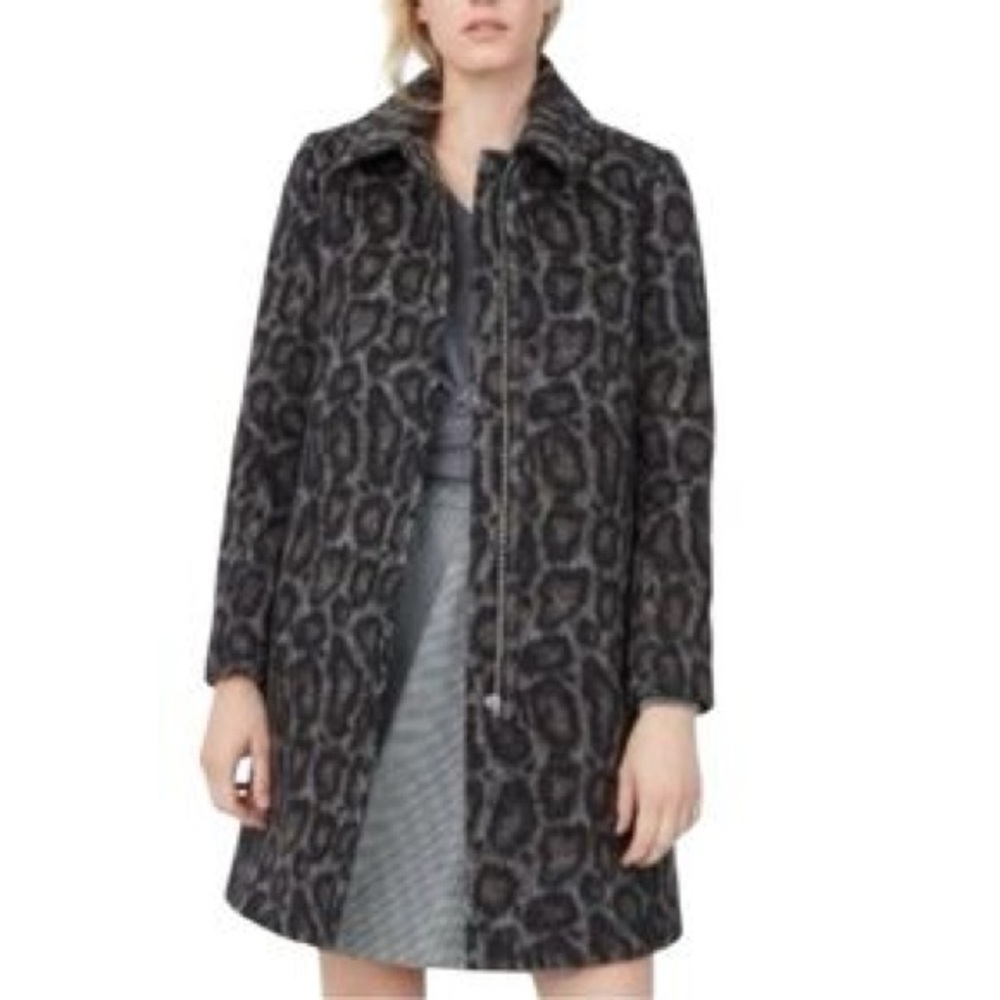 Club Monaco Grey Leopard Jacket